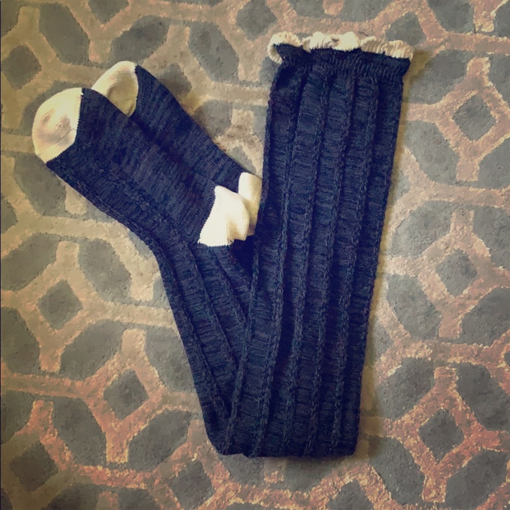 Anthropologie over the knee socks NWOT